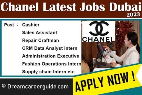 offre d'emploi chanel|Chanel work from home jobs.